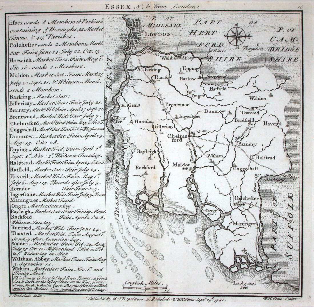 Badeslade & Toms 1741